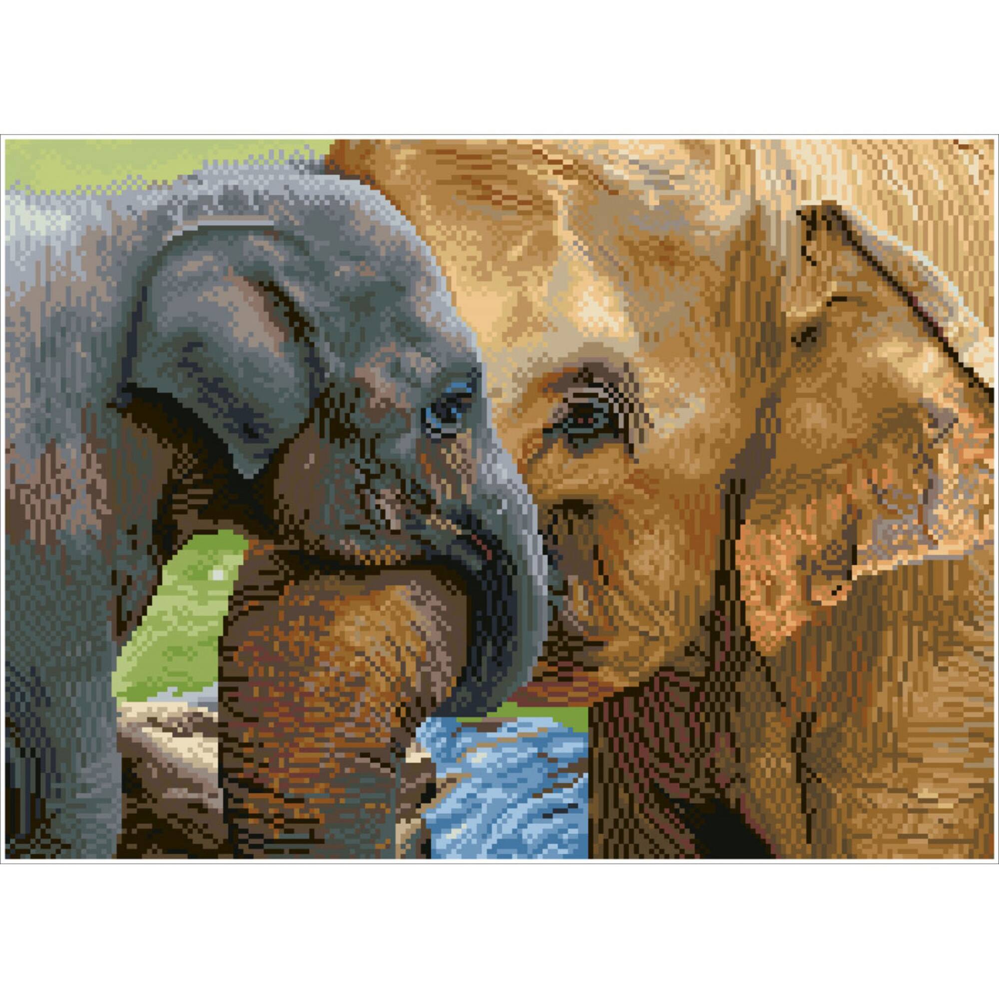 Diamond Dotz® Intermediate Baby's Comfort Pre-Framed Diamond Painting Kit
